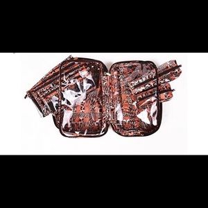 Purse N Amour travel case color sunset cheetah